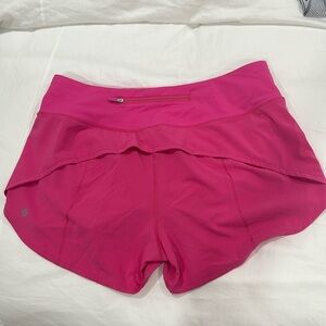 Lululemon Speed Up Shorts Sonic Pink